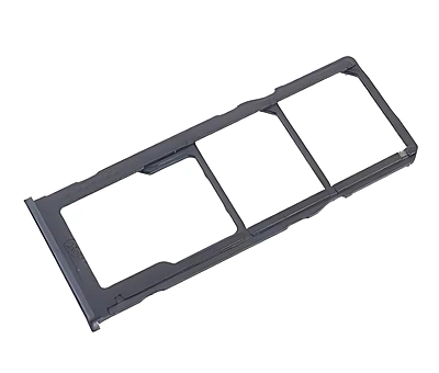 For Samsung Galaxy A40s - Replacement Dual SIM & SD Card Tray - Black