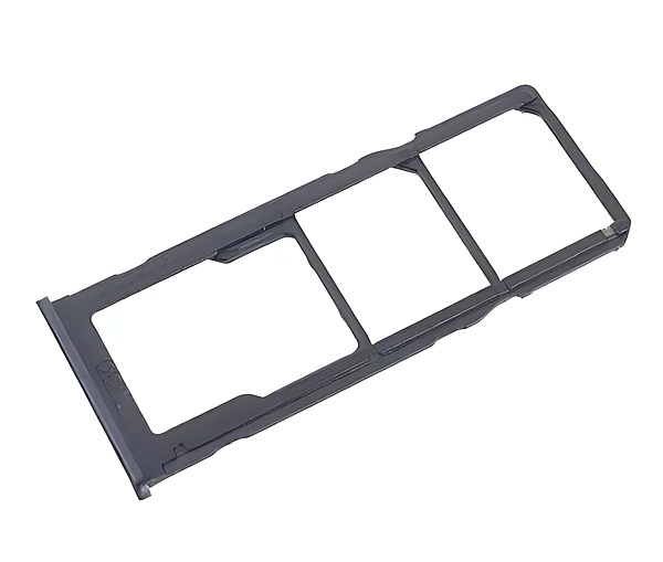 For Samsung Galaxy A40s - Replacement Dual SIM & SD Card Tray - Black