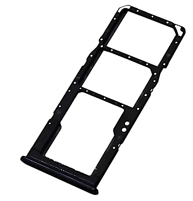 Samsung Galaxy A30s - Replacement Dual SIM & SD Card Tray - Black