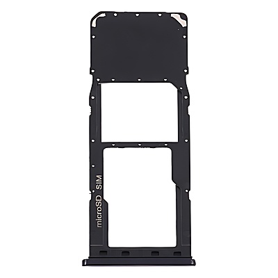 For Samsung Galaxy A21s , A217 - Replacement Dual Sim & Micro SD Card Holder - Black