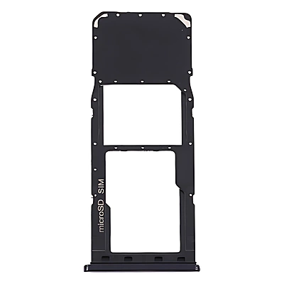 For Samsung Galaxy A21s , A217 - Replacement Dual Sim & Micro SD Card Holder - Black