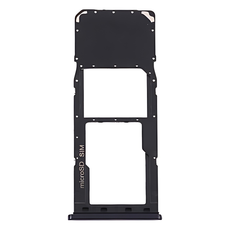For Samsung Galaxy A21s , A217 - Replacement Dual Sim & Micro SD Card Holder - Black