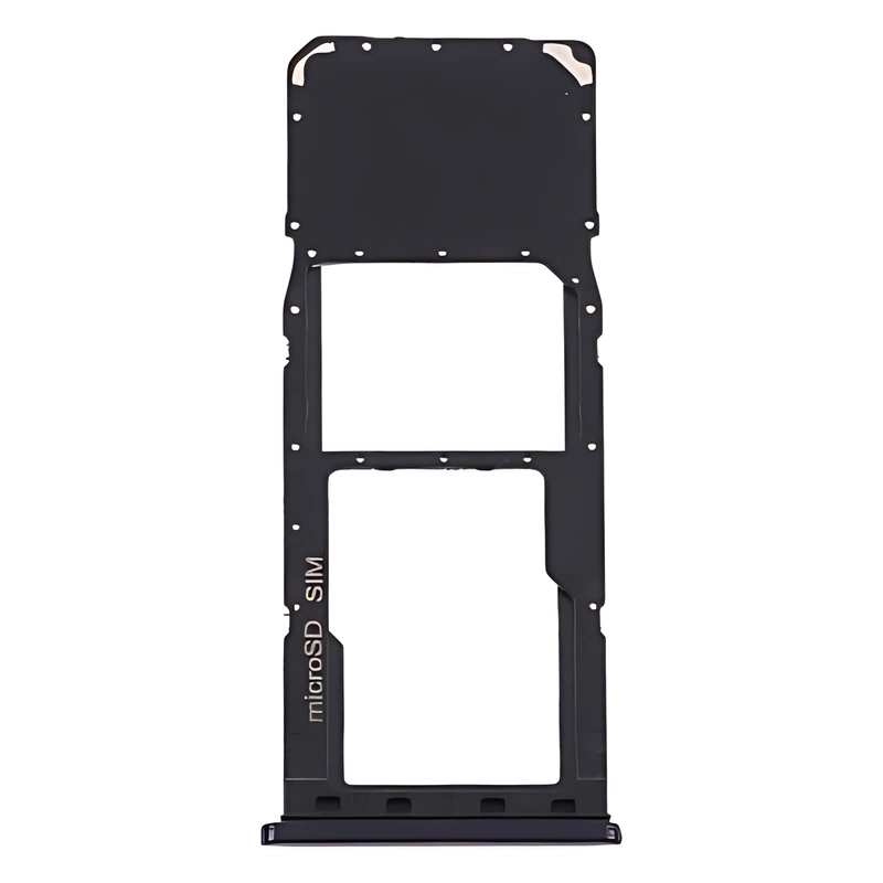 For Samsung Galaxy A21s , A217 - Replacement Dual Sim & Micro SD Card Holder - Black