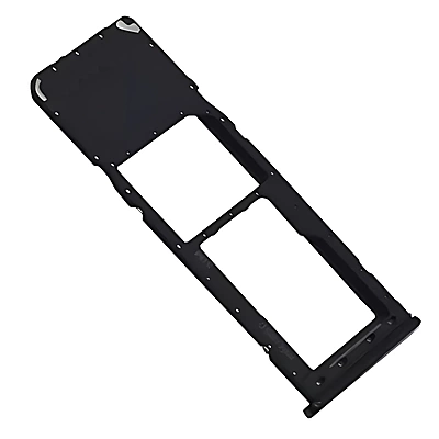 For Samsung Galaxy A10 , A105 - Replacement SIM & Micro SD Card Tray - Black