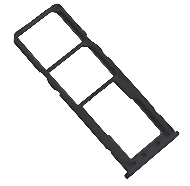 For Samsung Galaxy M20 , M205 - Replacement Dual SIM & Micro SD Card Tray - Black