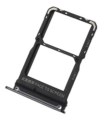 Xiaomi Mi 10 - Replacement Dual Sim Card Tray - Black