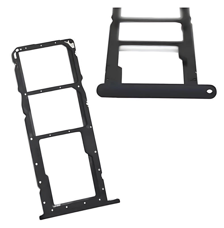 Honor 8X - Replacement Dual SIM & SD Card Tray Holder - Black