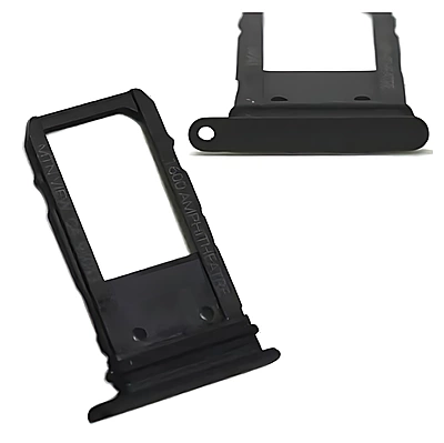 Google Pixel 2 - Replacement SIM Card Tray With Rubber Seal - Black