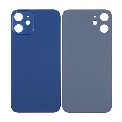 Apple iPhone 12 - Replacement Back , Rear Glass Big Hole Camera - Blue