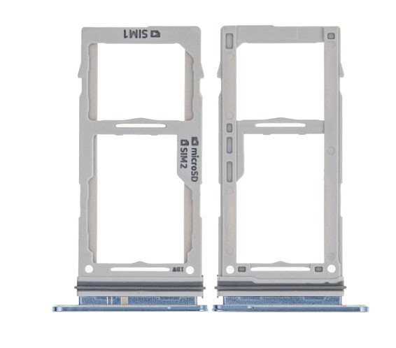 For Samsung Galaxy S10 Plus - Replacement Dual SIM , SIM & SD Card Tray - Blue