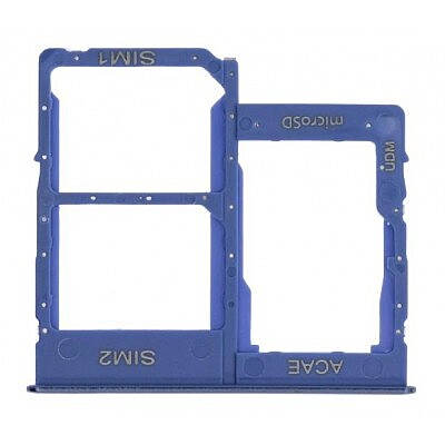 Samsung Galaxy A31 A315 - Replacement Dual SIM & SD Card Tray - Blue