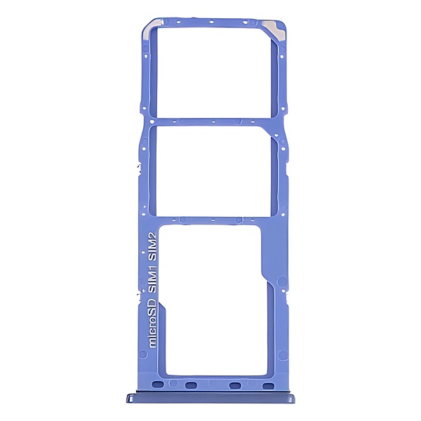 For Samsung Galaxy A21s , A217 - Replacement Dual Sim & Micro SD Card Holder - Blue