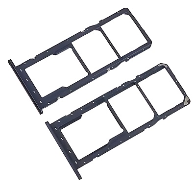 For Samsung Galaxy A01 A015 , A11 A115 - Replacement Dual SIM Card Tray - Blue