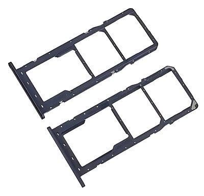 For Samsung Galaxy A01 A015 , A11 A115 - Replacement Dual SIM Card Tray - Blue