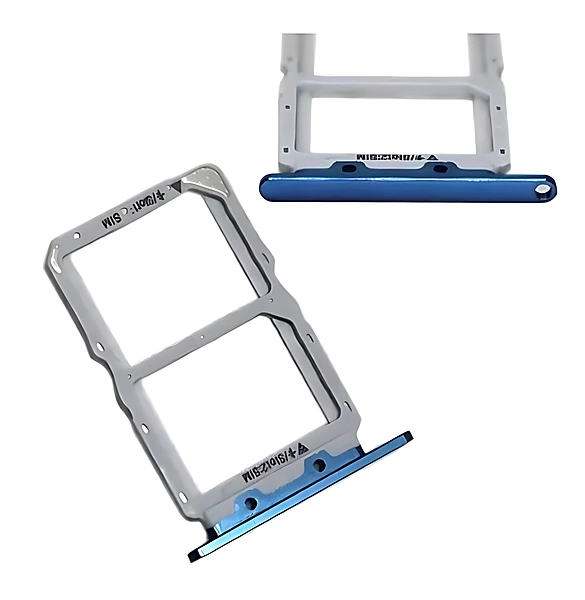 Huawei Nova 4 - Replacement Dual SIM Card Tray Holder - Blue