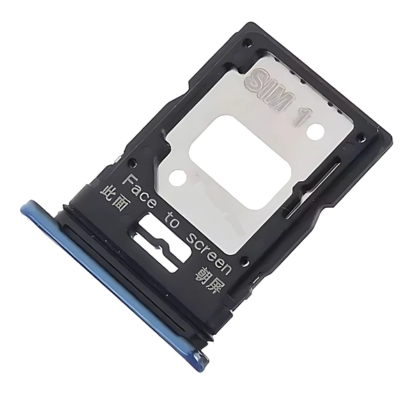 Xiaomi Mi 11 Lite - Replacement Dual SIM , SIM & SD Card Tray - Blue