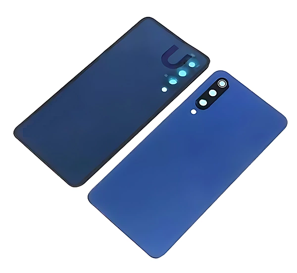 Xiaomi Mi 9 SE - Replacement Battery Cover , Rear Panel With Camera Lens - Blue