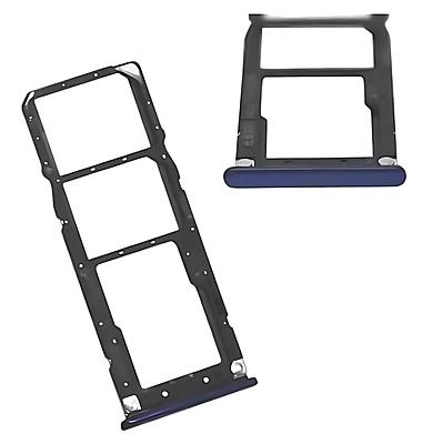 Xiaomi Mi Play - Replacement Dual SIM & SD Card Tray Holder - Blue