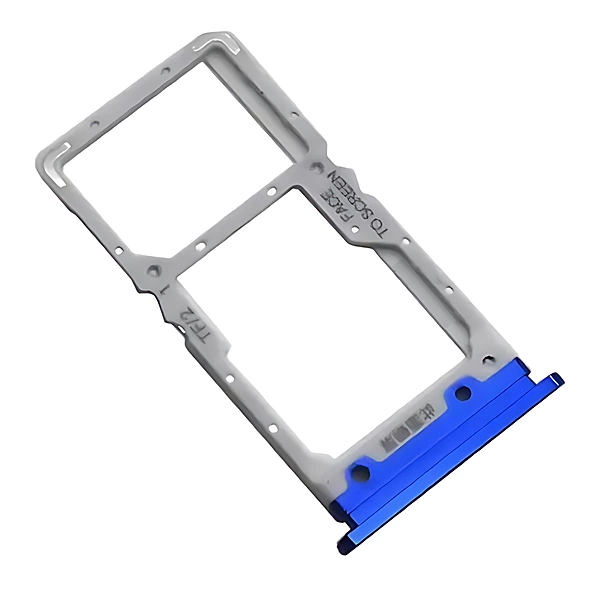 Xiaomi Mi CC9 - Replacement Micro SIM & SD Card Tray - Blue