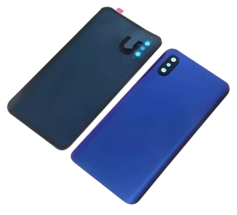 Xiaomi Mi 8 Pro - Replacement Battery Cover , Rear Panel With Camera Lens - Blue