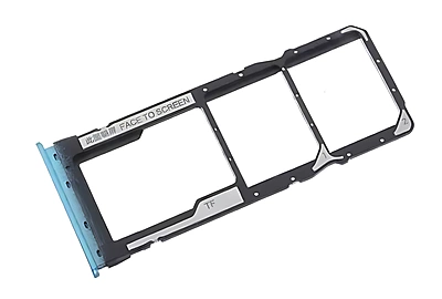 Xiaomi Redmi Note 9T - Replacement Dual SIM & SD Card Tray - Blue