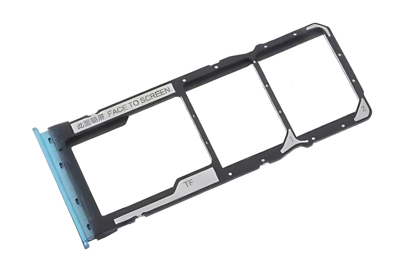 Xiaomi Redmi Note 9T - Replacement Dual SIM & SD Card Tray - Blue
