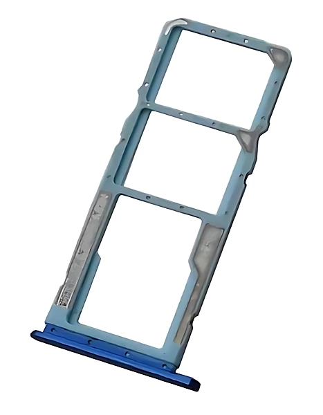 Xiaomi Redmi 7A - Replacement Dual SIM & SD Card Tray - Blue
