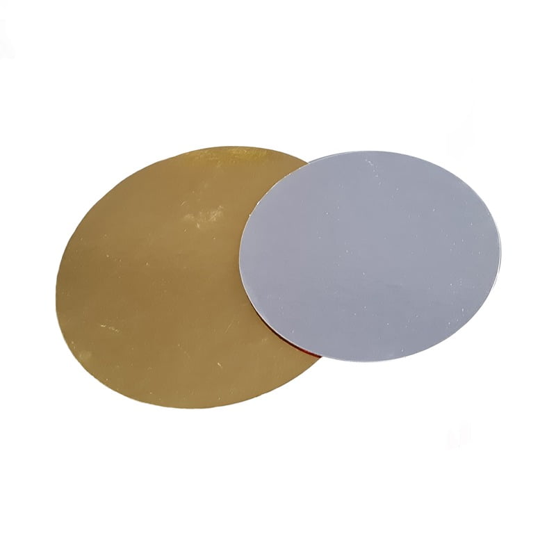 bodemkarton, Ø 21 cm, (één zijde goud, één zijde zilver) bodemkarton, Ø 21 cm, (één zijde goud, één zijde zilver)