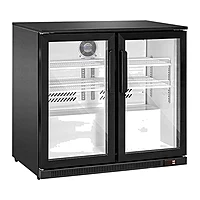 Botellero refrigerado 2 puertas de cristal 191 L Zine BBC-2 – detalle