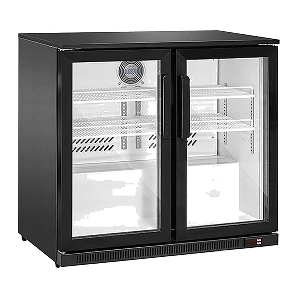 Botellero refrigerado 2 puertas de cristal 191 L Zine BBC-2 – detalle