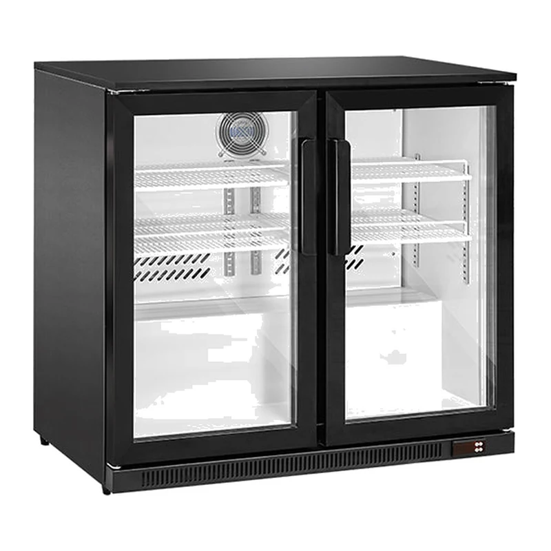 Botellero refrigerado 2 puertas de cristal 191 L Zine BBC-2 – detalle