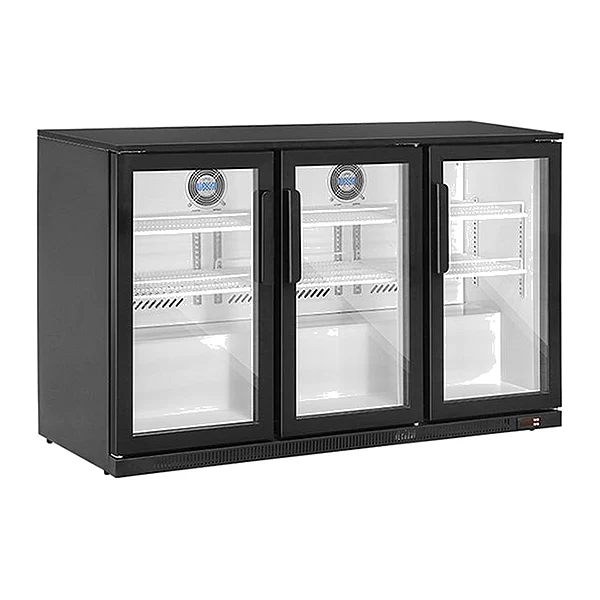 Botellero refrigerado 3 puertas de cristal 295 L Zine BBC-3 – detalle