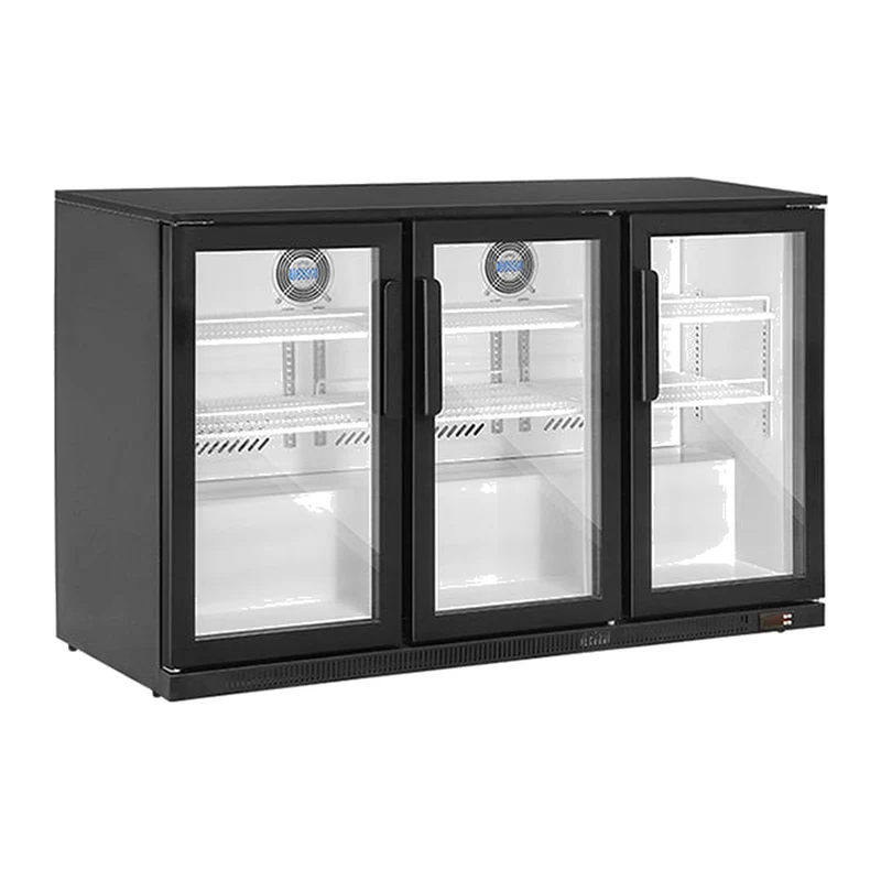 Botellero refrigerado 3 puertas de cristal 295 L Zine BBC-3 – detalle