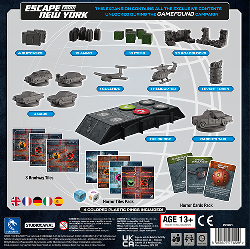 Die Klapperschlange: Stretch Goal Pack Boxrückseite