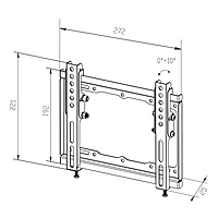 TTAP Slim Tilt TV bracket - VESA 200x200 - 20 kg