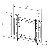 TTAP Slim Tilt TV bracket - VESA 200x200 - 20 kg