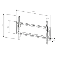TTAP Slim Tilt TV bracket - VESA 600x400 - 35 kg