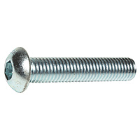 M16 x 60 Button Head Socket Screw ISO7380 Bzp