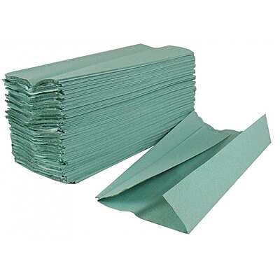 C Fold Paper 1ply Green Paper Towels
