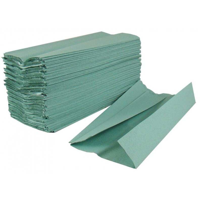 C Fold Paper 1ply Green Paper Towels