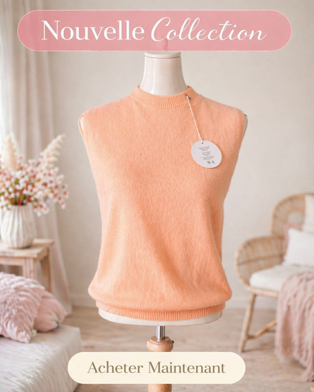 Pull sans manche 30% ALPAGA