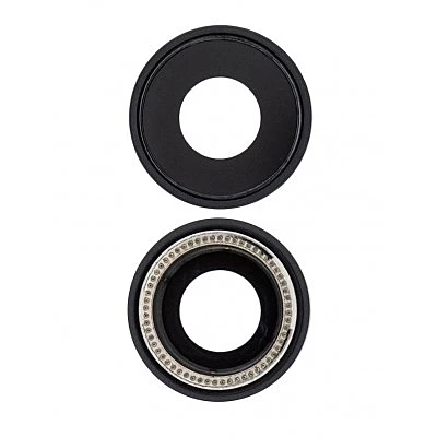 Apple iPhone XR - Replacement Glass Camera Lens With Bracket - Black