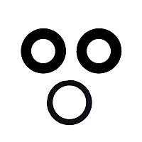 Apple iPhone 11 Pro , Pro Max - Replacement Rear Camera Lens Set