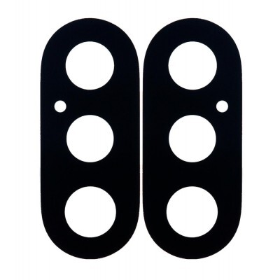 Apple iPhone XS Max - Replacement Rear Dual Camera Lens With Metal Housing - Black