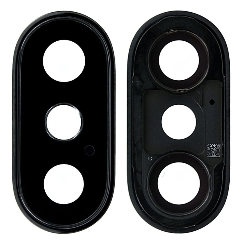 Apple iPhone X - Replacement Camera Lens Assembly With Sapphire Glass - Black