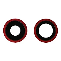iPhone 11 - Replacement Rear Camera Lenses With Brackets - Red