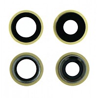 iPhone 11 - Replacement Rear Camera Lenses With Brackets - Yellow