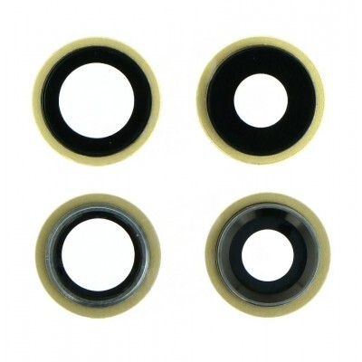 iPhone 11 - Replacement Rear Camera Lenses With Brackets - Yellow