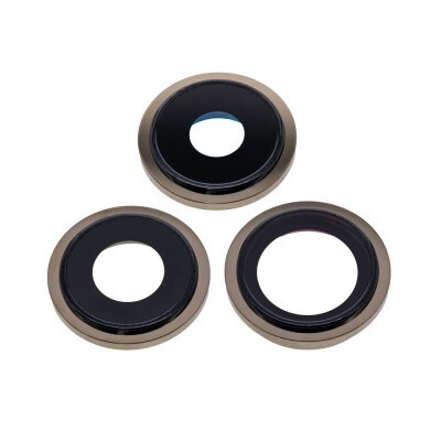Replacement Glass Camera Lens With Frame - Apple iPhone 13 Pro , 13 Pro Max - Gold