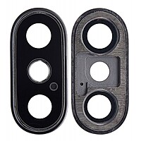 Apple iPhone XS - Replacement Camera Lens Assembly With Metal Housing - Grey